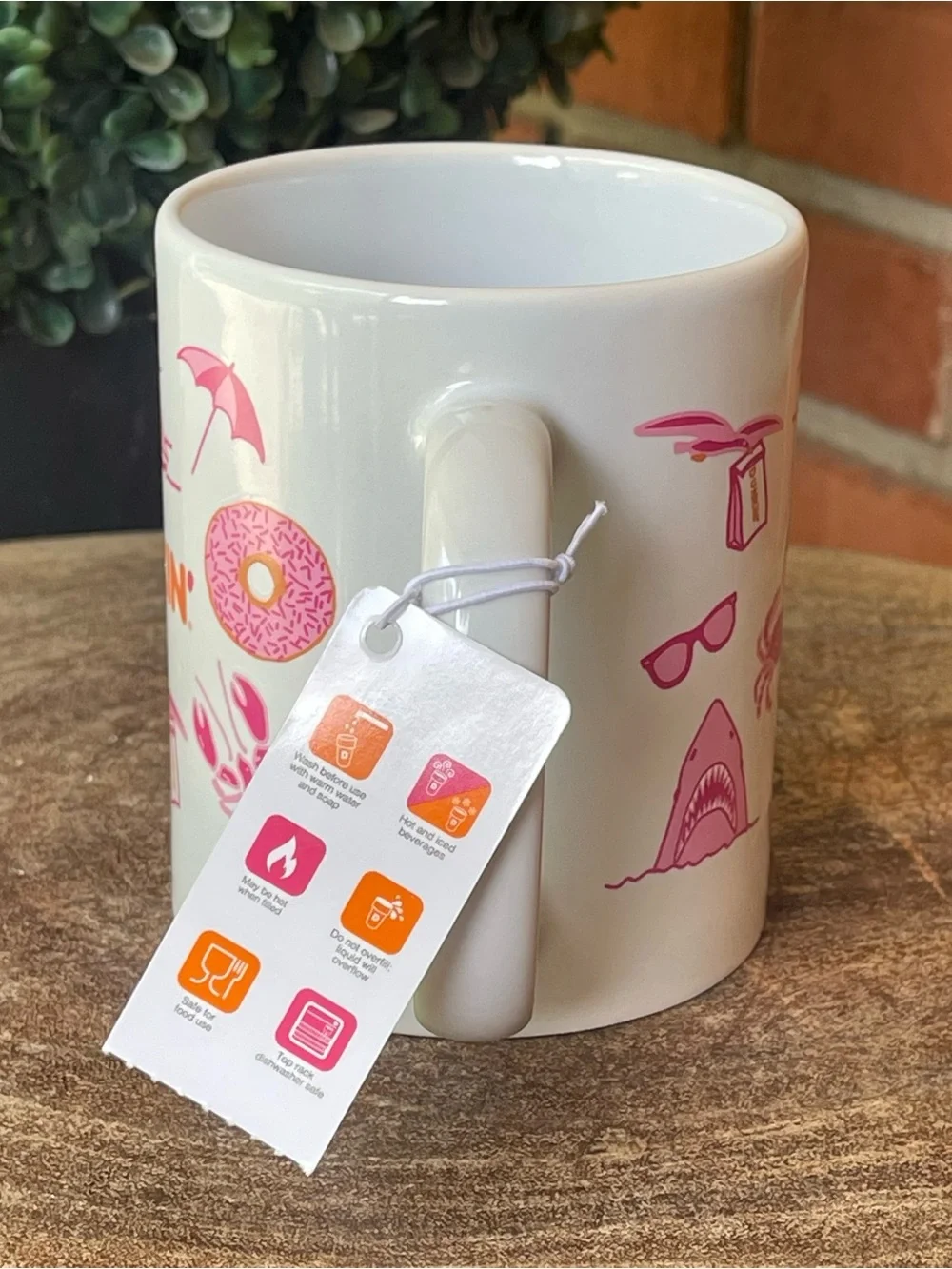 New DUNKIN Summer Ceramic Mug (11 oz.) 2026 Release Cup - Beach Ocean Theme